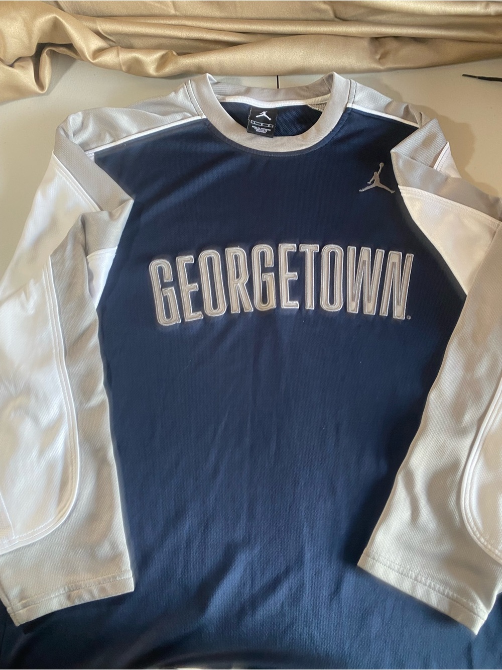 Jordan Georgetown Crewneck Sweatshirt - Navy & White
